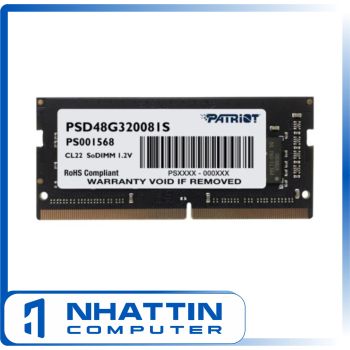 Bộ nhớ trong MTXT Patriot 8GB DDR4-3200/CL220(PSD48G320081S)