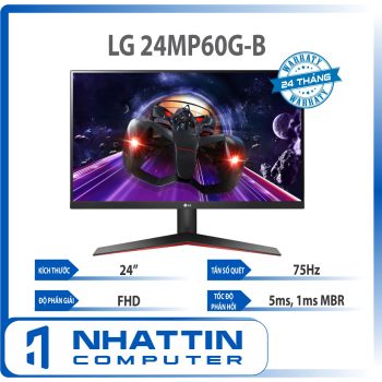 Màn hình máy tính LG IPS 24'' Full HD AMD FreeSync™ 24MP60G-B