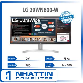 Màn hình máy tính LG UltraWide™ 29'' IPS 75Hz AMD FreeSync™ HDR 29WN600-W