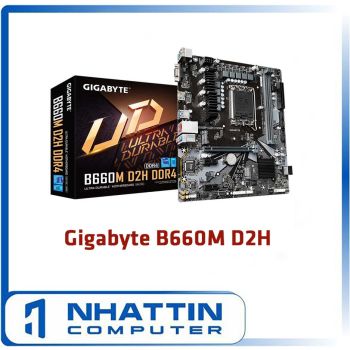 Bo mạch chủ Gigabyte B660M D2H DDR4 (M2, HDMI, VGA)