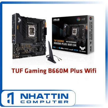 Bo mạch chủ Asus TUF Gaming B660M Plus Wifi D4 (M2, HDMI, DisplayPort, USB Type C)