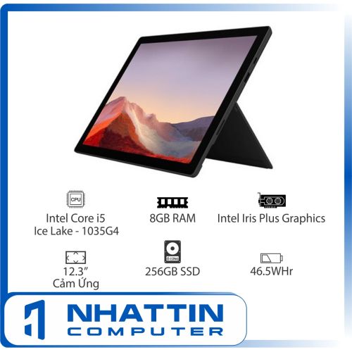 Laptop Surface Pro 7 (i5 1035G4/8GB/256GB/Touch/Win10)