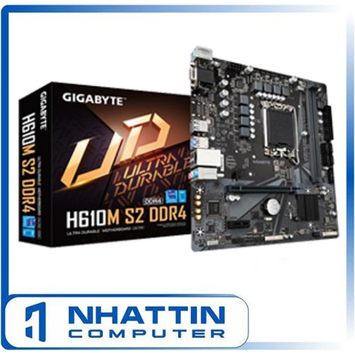 Bo mạch chủ Mainboard Gigabyte H610M S2 DDR4 (D-Sub, HDMI)