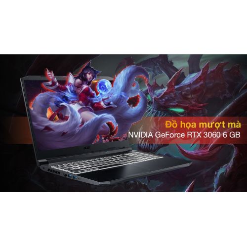 Laptop Acer Nitro 5 Gaming AN515 57 5831 (i5-11400H/8GB/512GB/6GB RTX3060/144Hz/Win10)