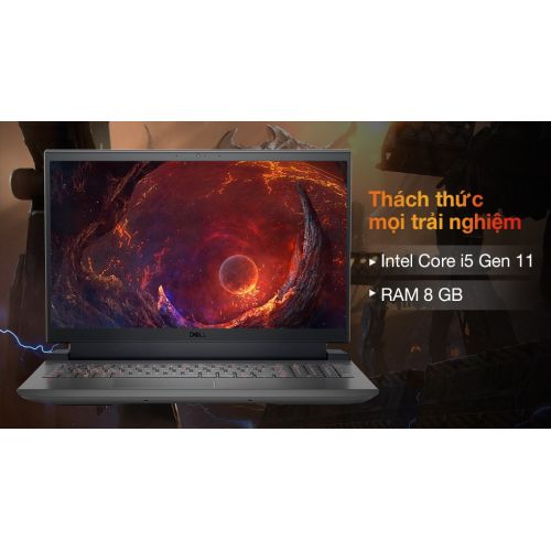 Laptop Dell Gaming G15 5511 (70266676) (i5 11400H/8GB/256GB/4GB RTX3050/120Hz/OfficeHS/Win11) 