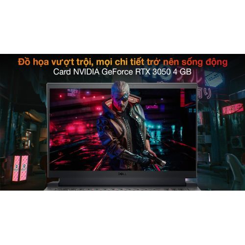 Laptop Dell Gaming G15 5511 (70266676) (i5 11400H/8GB/256GB/4GB RTX3050/120Hz/OfficeHS/Win11) 