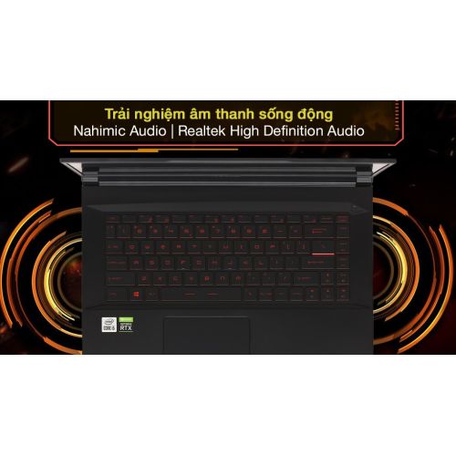 Laptop MSI Gaming GF65 Thin 10UE (i5 10500H/16GB/512GB/6GB RTX3060 Max-Q/144Hz/Balo/Win10)