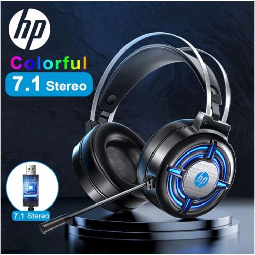 Tai nghe gaming HP H120G led RGB - âm thanh stereo sống động (Đen)